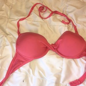Pink push up bikini